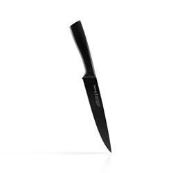 2479 FISSMAN Гастрономический нож SHINAI с покрытием Graphite 20 см (3Cr14 сталь)