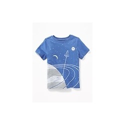 Graphic Crew-Neck Tee for Toddler Boys