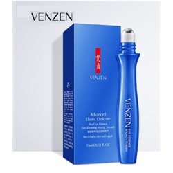 Venzen, сыворотка-роллер для кожи вокруг глаз с гиалуроновой кислотой,кофеином и жемчужным экстрактом,15 мл.