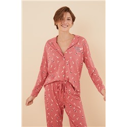 Pijama camisero 100% algodón La Vecina Rubia