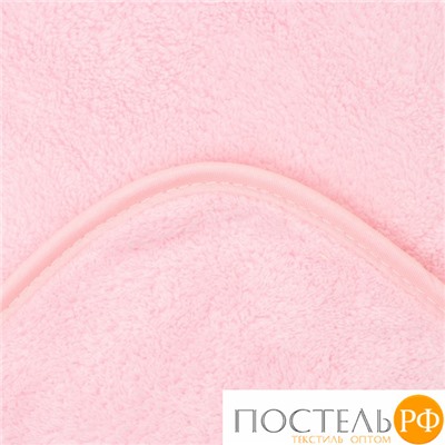 Полотенце-уголок LoveLife "Дружок", цв. розовый, 80х80 см, 100% пэ, микрофибра 280 г/м2 9821824