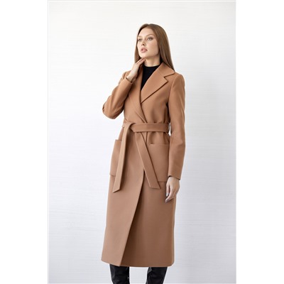 Пальто женское демисезонное 22550 (кэмел)