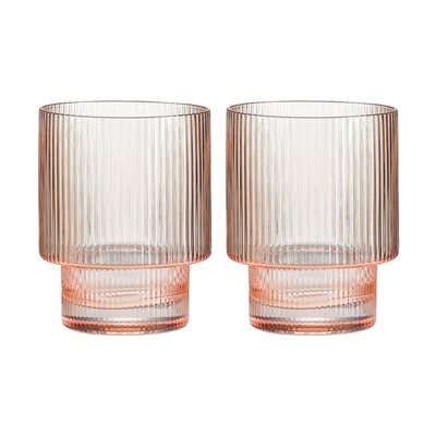 Набор стаканов для воды Modern Classic, розовый, 0,32 л, 2 шт, 62710
