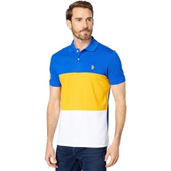 U.S. POLO ASSN. Short Sleeve Uspa Color-Block Slim Fit Knit Shirt