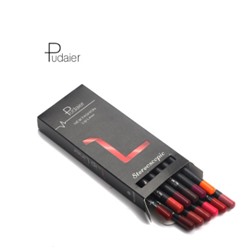Pudaier, набор карандашей для губ Stereoscopic, 12 шт.