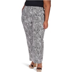 MICHAEL Michael Kors Plus Size Zebra Linen Cargo Pants