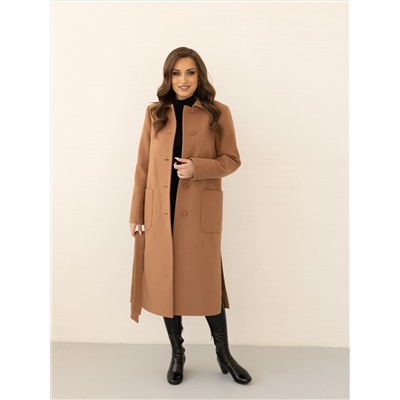 Пальто женское демисезонное 24833 (кэмел)