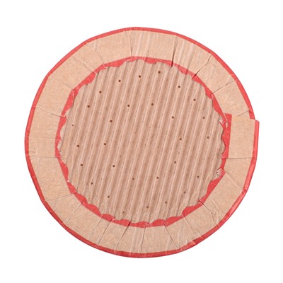 Форма для выпечки кулича бумажная "Орнамент", 3 шт, диаметр 9см, высота 9см