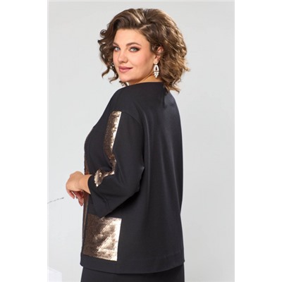 Блуза, юбка  Romanovich Style артикул 2-2613 черный