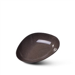 3906 FISSMAN Тарелка глубокая GALAXY, 20,5 см, 550 мл, цвет черный бл. (фарфор)