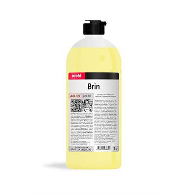 444-1П PROFIT BRIN Универсальное нейтральное низкопенное моющее средство с ароматом лимона 1л.
