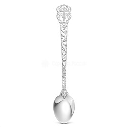 Ложка религиозная из серебра (серебрение) - 12,2 см