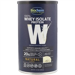 Biochem, 100% Whey Isolate Protein, Natural, 12.3 oz (350 g)