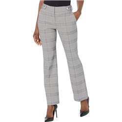 Calvin Klein Straight Pants with Button Detail