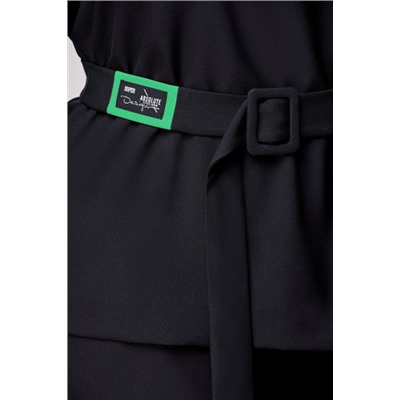 Блуза, юбка  Мишель стиль артикул 1067-6 черный+зеленый