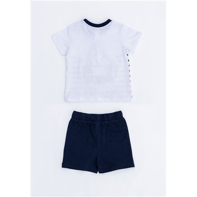 Комплект для мальчиков ((1)сорочка верхняя и (2)шорты) Prawn