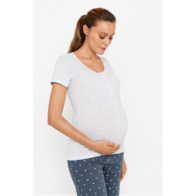 Pijama largo maternity doble función