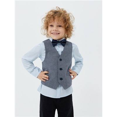 Комплект детский для мальчиков ((1)сорочка верхняя,(2)галстук,(3)жилет) Ardent_shirt