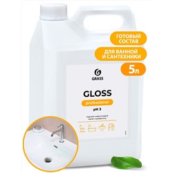 125799 Чистящее средство для сан.узлов "Gloss Professional" (канистра 5,3кг)