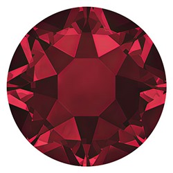 Страз клеевой "Сваровски" 2078 SS20 цветн. 4.7 мм кристалл 144 шт в пакете т.красный (siam 208)
