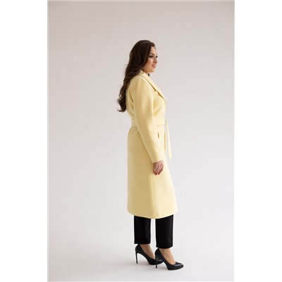 Пальто женское демисезонное 23970 (желтый)