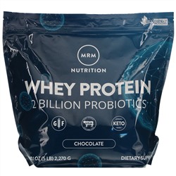 MRM, Whey Protein, 2 Billion Probiotics, Chocolate, 5 lb (2,270 g)