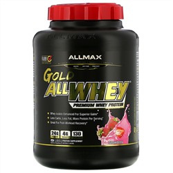 ALLMAX Nutrition, AllWhey Gold,  Premium Whey Protein, Strawberry, 5 lbs. (2.27 kg)
