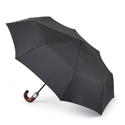 G818-2162 BlackSteel (Черный с серым) Зонт мужской автомат Fulton