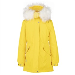 Girls’ winter parka with fur lining