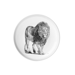 Тарелка десертная Африканский лев, 20 см, 60166