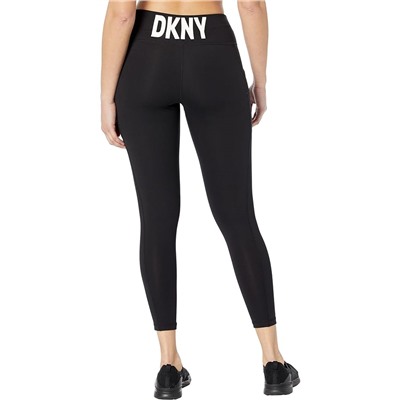 DKNY Balance High-Waist 7/8 Tights w/ Pockets