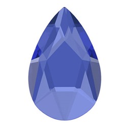 Страз клеевой "Сваровски" 2303 цветн. 14 х 9 мм кристалл 6 шт в пакете синий (sapphire 206)