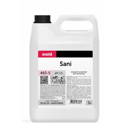 465-5 PROFIT SANI Кислотное жидкое средство для удаления ржавчины и известковых отложений.5л