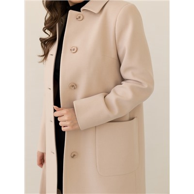 Пальто женское демисезонное 24833 (латте)