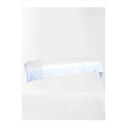 Bol Ticaret Tekstil Outlet Masaj Yatağı Havlusu 100x210 Cm Özel Tasarım Desenli Beyaz BH113