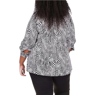 MICHAEL Michael Kors Plus Size Graphic Zebra Tunic