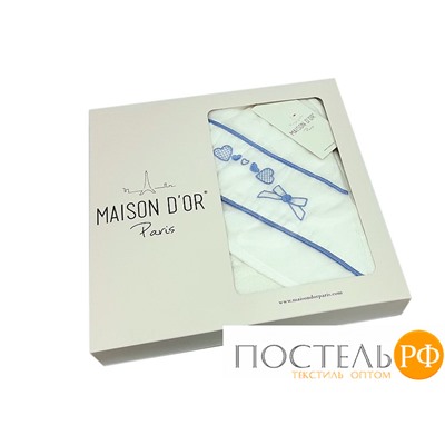 Конверт махровый "PAPILLON" (75*100) ГОЛУБОЙ (Maison Dor)