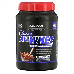ALLMAX Nutrition, AllWhey Classic, 100 % сывороточный протеин, шоколад, 907 г (2 фунта)