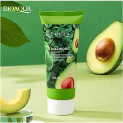 Bioaqua, Увлажняющая, очищающая пенка для умывания с экстрактом авокадо, 100 гр.