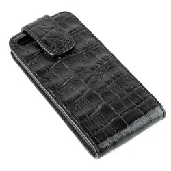 Чехол раскладной для iPhone 5 из кожи крокодила