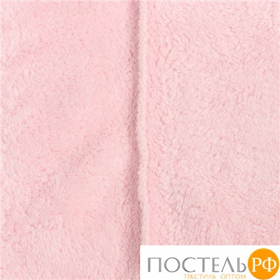 Полотенце-чалма для сушки волос Этель "Милашка" цвет розовый, 65х25 см, 100% п/э