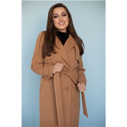 Пальто женское демисезонное 23800 (кэмел)