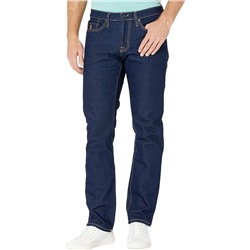 U.S. POLO ASSN. Stretch Slim Straight Five-Pocket Denim Jeans in Blue Rinse