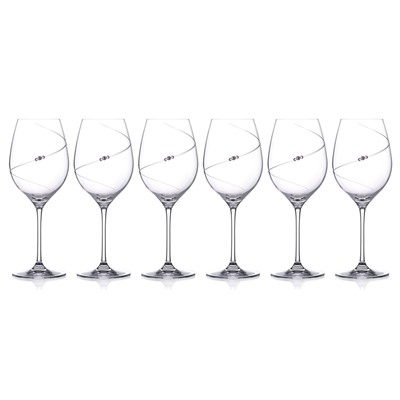 Набор бокалов для красного вина Силуэт, 0,47 л, 6 шт, 62118