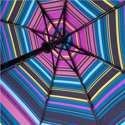 R348-4100 StripePatternPurple (Фиолетовая полоска) Зонт женский автомат Fulton