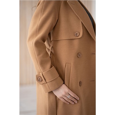 Пальто женское демисезонное 22960  (кэмел)