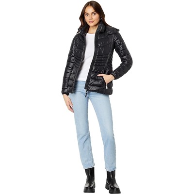 DKNY Short Hooded Packable Jacket