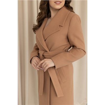 Пальто женское демисезонное 23970 (кэмел)