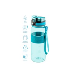 Бутылка для воды 650 мл 7,6*7,6*22,5 см "Water Balance" бирюза