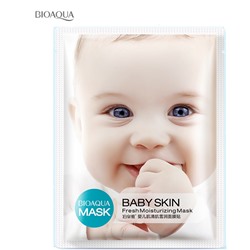 Bioaqua Увлажняющая, освежающая  маска-салфетка для лица, BABY SKIN Fresh Moisturizing Mask 30 гр.